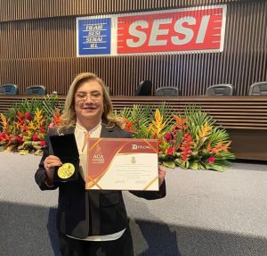 Imagem da notícia - Jucea é agraciada com medalha comemorativa da Associação Comercial do Amazonas