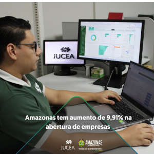 Imagem da notícia - Amazonas tem aumento de 9,91% na abertura de empresas