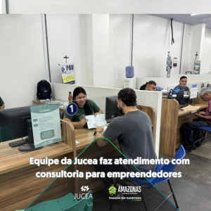 Imagem da notícia - Equipe da Jucea faz atendimento com consultoria para empreendedores