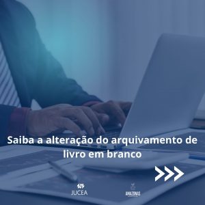 Imagem da notícia - Saiba a alteração do arquivamento livro em branco de livro em branco