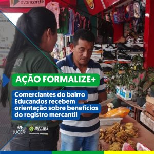 Imagem da notícia - Comerciantes do bairro Educandos recebem orientação sobre benefícios do registro mercantil