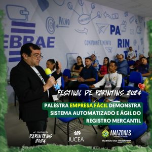 Imagem da notícia - Palestra Empresa Fácil – demonstrando sistema automatizado e ágil do registro mercantil