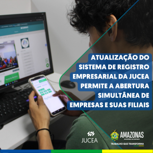 Imagem da notícia - Atualização do sistema de registro empresarial da Jucea permite a abertura simultânea de empresas e suas filiais
