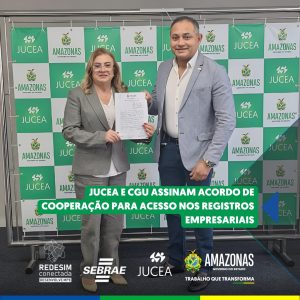Imagem da notícia - Jucea e CGU assinam Acordo de Cooperação para acesso nos registros empresariais